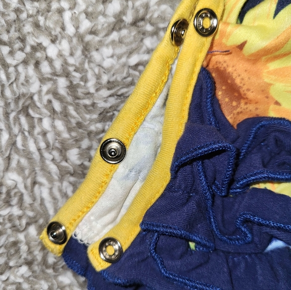 Sunflower Ruffle Romper - Picture 4 of 5